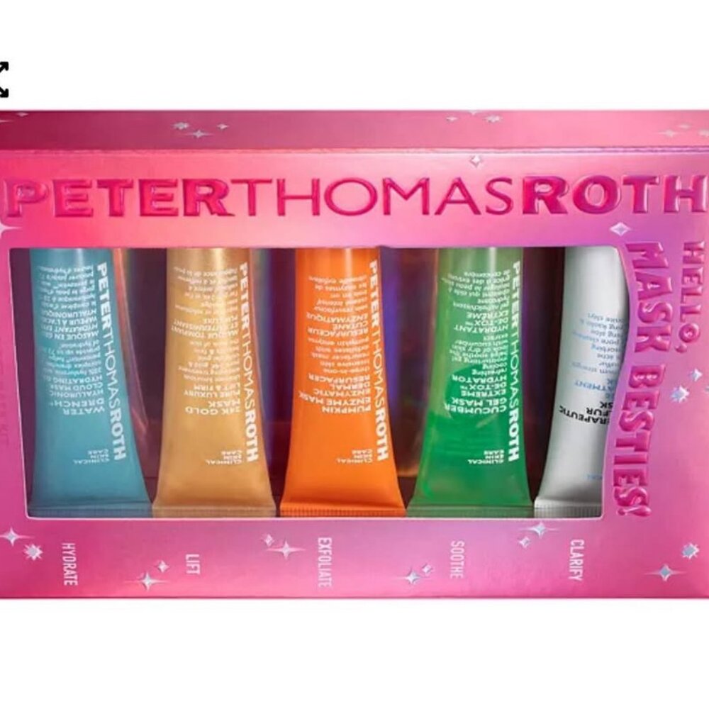 Peter Thomas Roth 5 pc Mask Skin Care Soothe, Exfoliate, Clarify, Lift & Hydrate